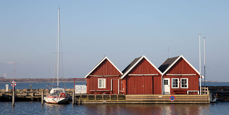 Village of Dragør in Denmark